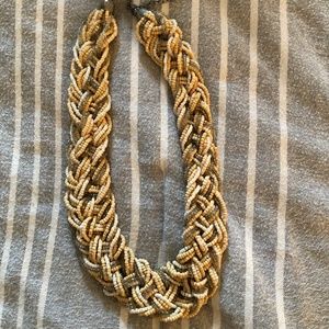 Chunky beaded rope necklace